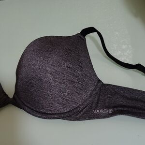 Adore Me Charcoal Bra34c